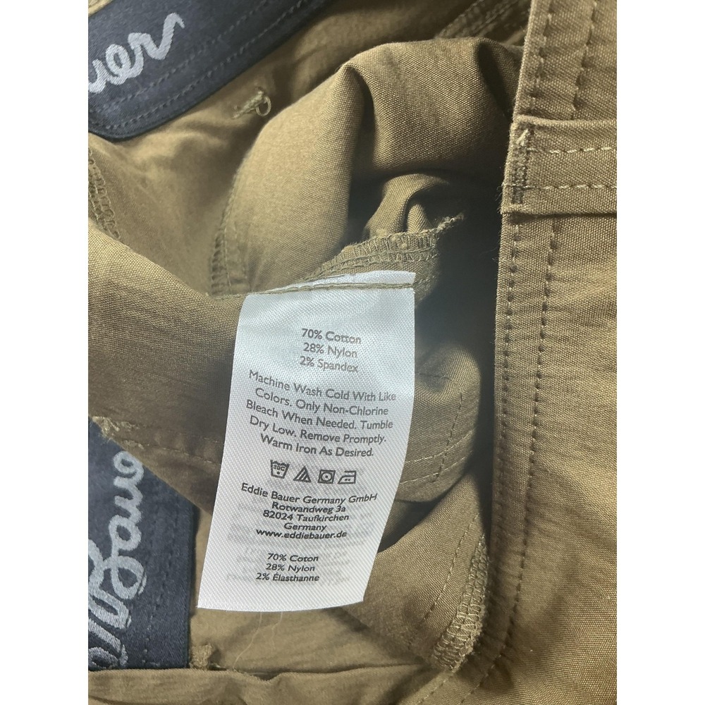 Eddie Bauer First Ascent Pants Mens 33x32 Brown Cargo Outdoor Hiking Stretch - Picture 8 of 11